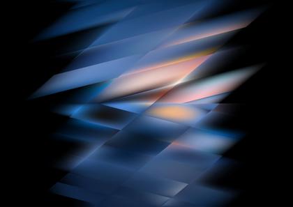 Abstract Blue Geometric Design