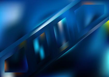 Abstract Blue Geometric Design