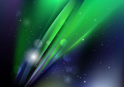 Green and Blue Abstract