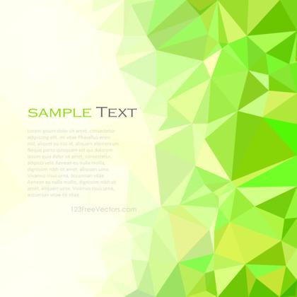 Yellow Green Abstract Polygonal Triangular Background Graphics