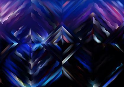 Geometric Blue Abstraction