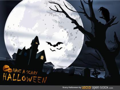 Free Scary Halloween Vector
