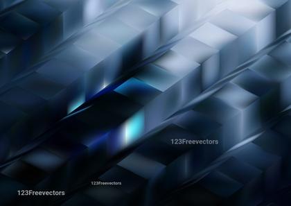 Abstract Blue Geometric Design