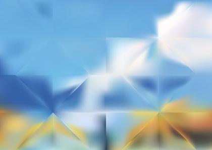 Abstract Blue and Yellow