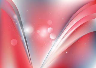Abstract Red and White Swirls
