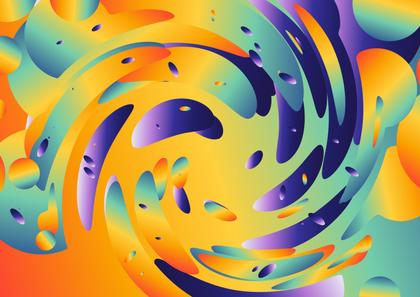 Swirling Abstract Composition
