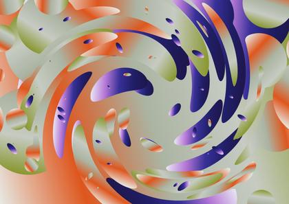 Swirling Abstract Composition