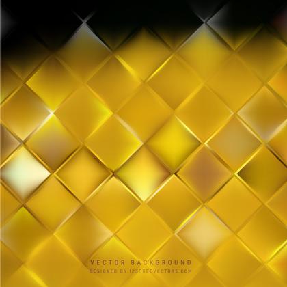 Black Gold Square Background Pattern