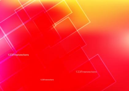 Abstract Red and Yellow Squares