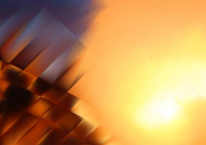 Abstract Geometric Orange