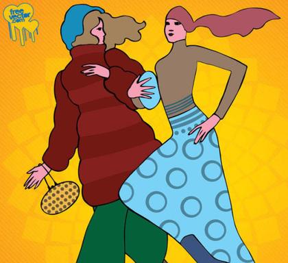 Sixties Fashion Vector