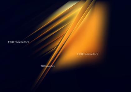 Orange and Black Abstract