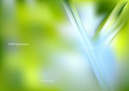 Abstract Green and Blue Lines
