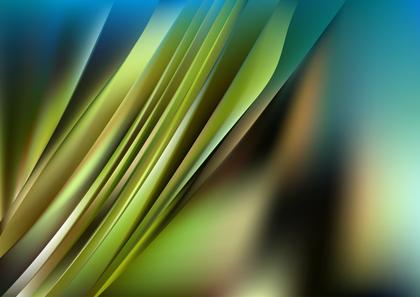 Abstract Green and Blue Lines