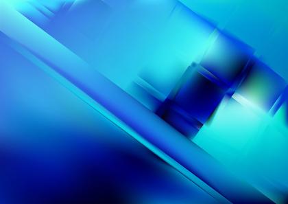 Geometric Blue Abstraction