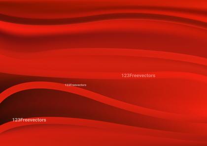 Red Wave Abstract