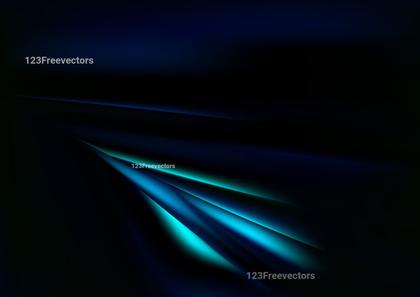 Abstract Blue Light Streaks
