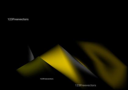 Abstract Yellow and Black Shapes