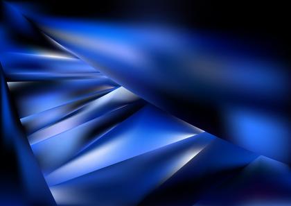 Abstract Blue Geometric Design