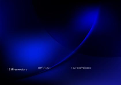 Blue Curve Abstract