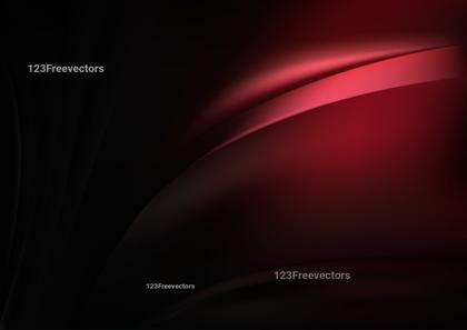 Crimson Wave Abstract