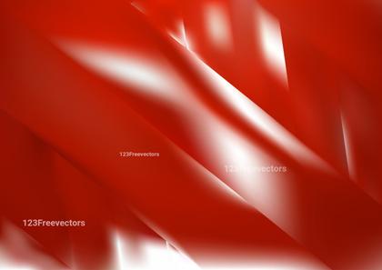 Red and White Abstract
