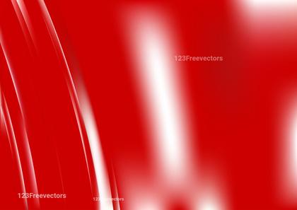 Red and White Abstract