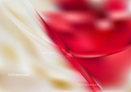 Red and Cream Abstract