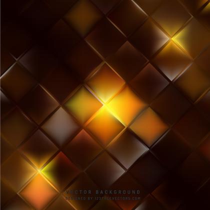 Black Orange Geometric Square Background