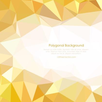Polygonal Triangular Light Gold Background Illustrator