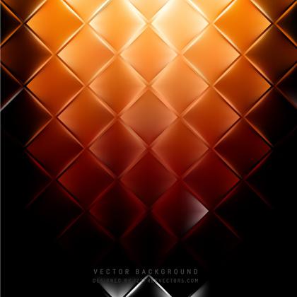 Abstract Black Orange Fire Square Background Pattern