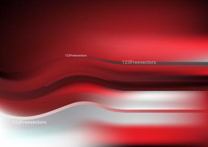 Crimson Wave Abstract