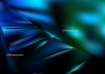 Blue Abstract Light Rays