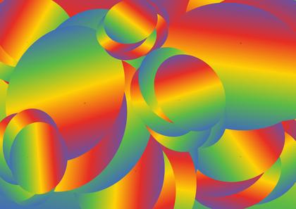 Rainbow Orb Abstract