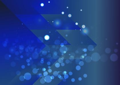 Blue Bokeh Abstract