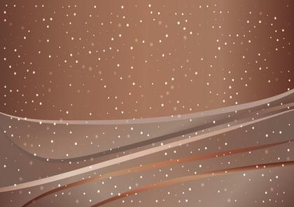 Brown Abstract with Snow