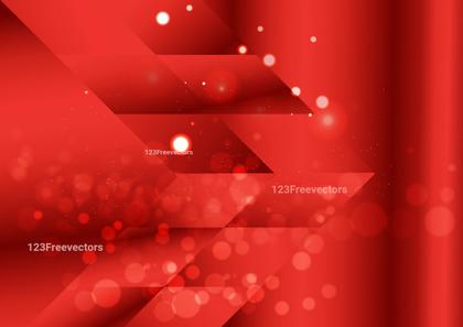 Red Geometric Bokeh Background