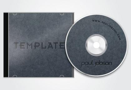 Vector CD and CD Cover Design Template Free