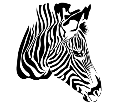 Zebra Head Vector Free