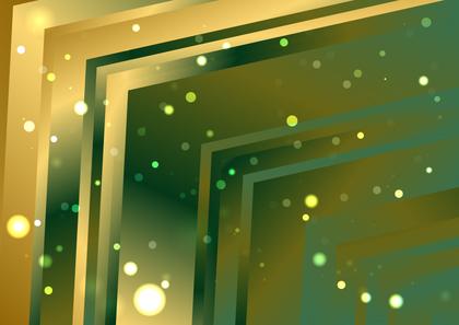 Geometric Emerald and Gold