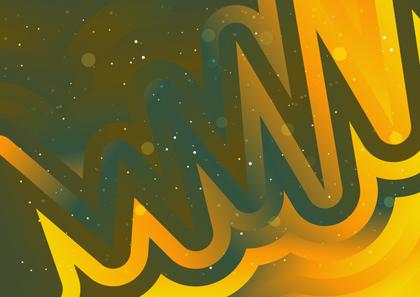 Free Download Abstract Orange and Green Wavy Background