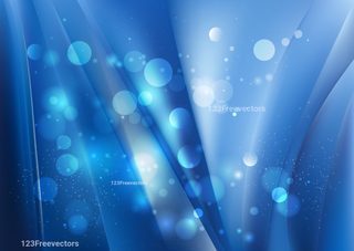 Abstract Blue Bokeh