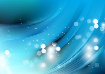Free Download Blue Abstract Background with Bokeh