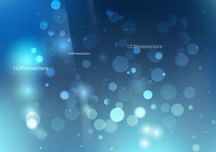 Blue Bokeh Abstract