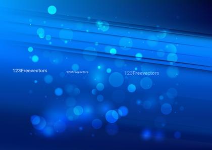 Blue Bokeh Abstract