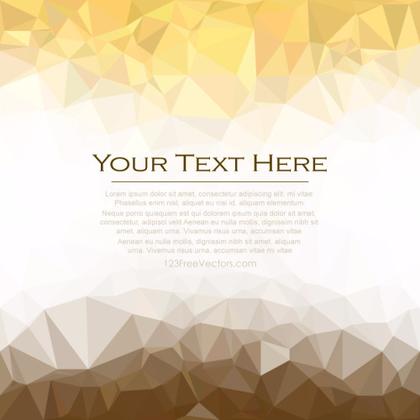 Geometric Polygon Light Gold Background Graphics