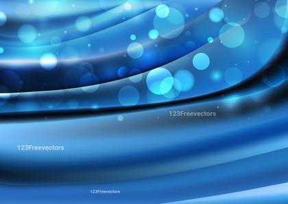 Abstract Blue Bubbles