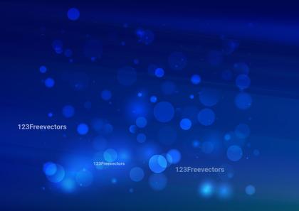 Blue Bokeh Circles