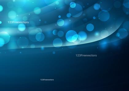 Blue Bokeh Abstract