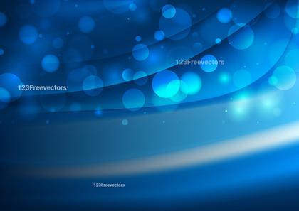 Blue Bokeh Abstract
